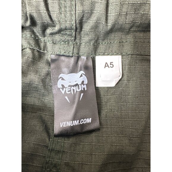 Venum First BJJ Gi A5 Martial Arts Uniform Jacket Drawstring Pants & White Belt - Picture 12 of 13